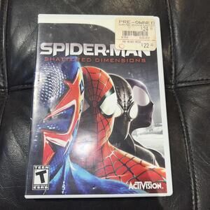 Spider-Man: Shattered Dimensions Video Game Nintendo Wii Complete CiB w/ Manual!
